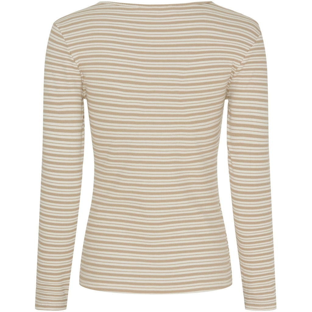 MARTA DU CHATEAU Marta du Chateau dame tee MdcChristel 6452 T-shirt Beige/Cream