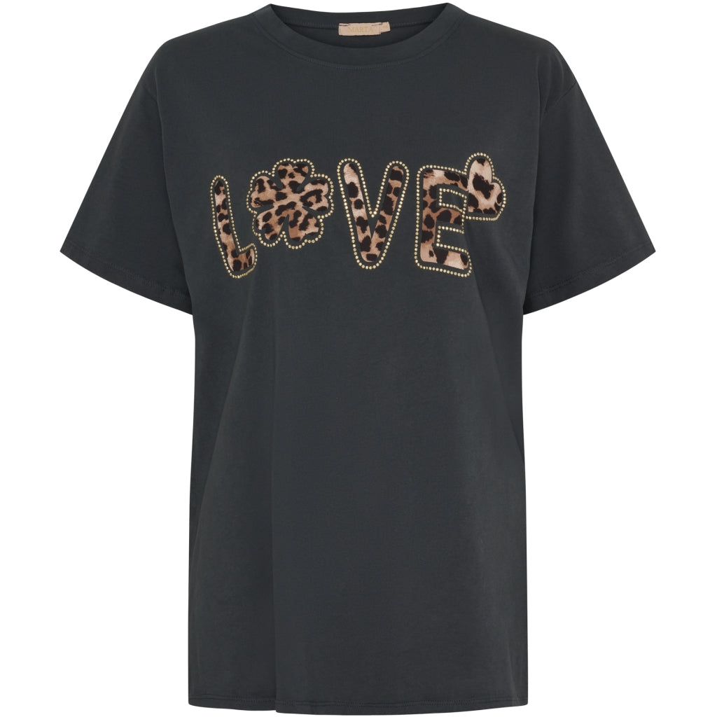 MARTA DU CHATEAU Marta du Chateau dame tee MdcInge .0532 T-shirt Asfalto Leo