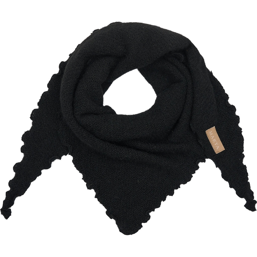 MARTA DU CHATEAU Marta du Chateau dame tørklæde MdcAgnete 172-1100 Scarf Black