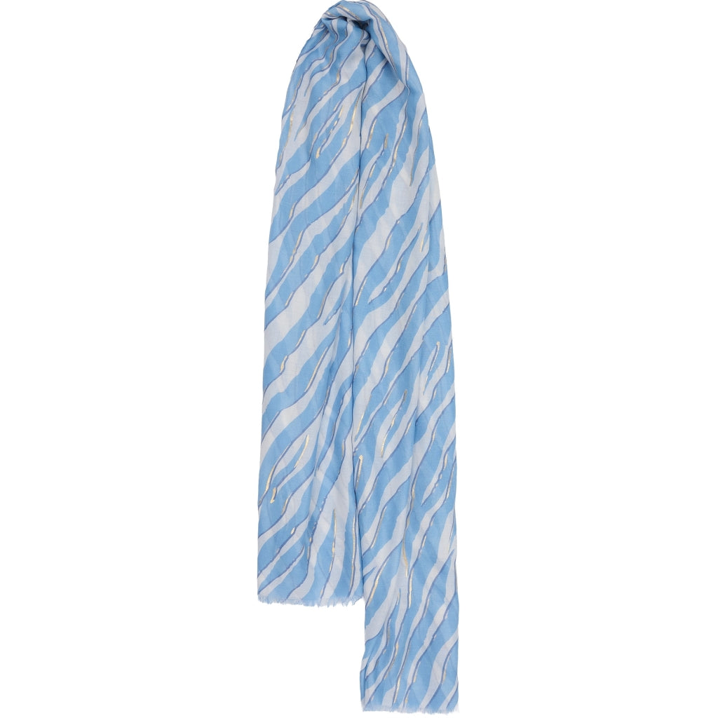 MARTA DU CHATEAU Marta du Chateau dame tørklæde MdcBarbera FA37240 Scarf Blue