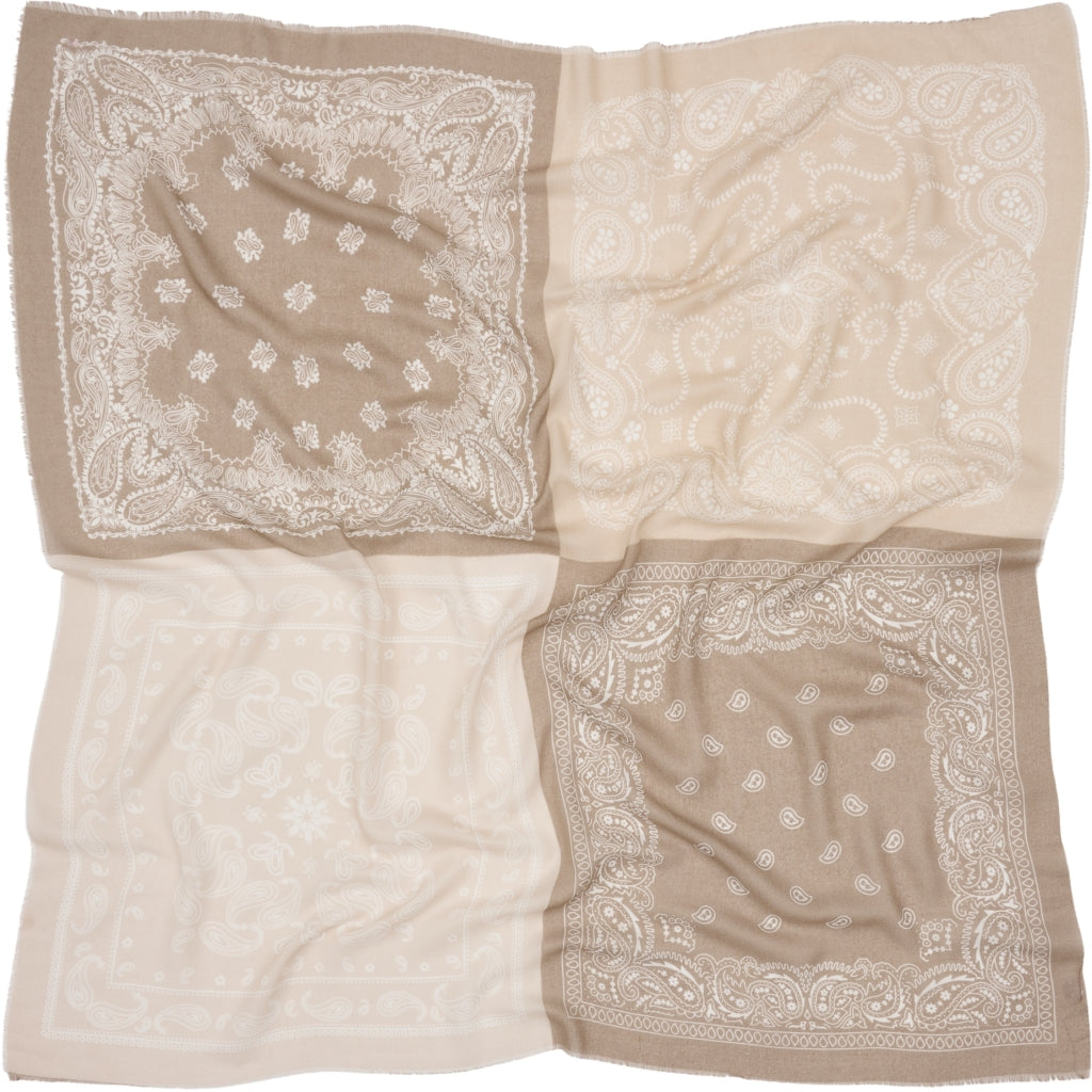 MARTA DU CHATEAU Marta du Chateau dame tørklæde MdcBelle FA37263 Scarf Beige/Taupe