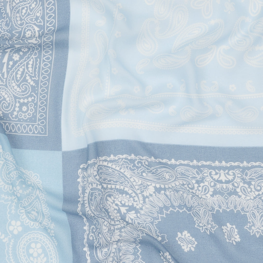MARTA DU CHATEAU Marta du Chateau dame tørklæde MdcBelle FA37263 Scarf Light Blue/Jeans