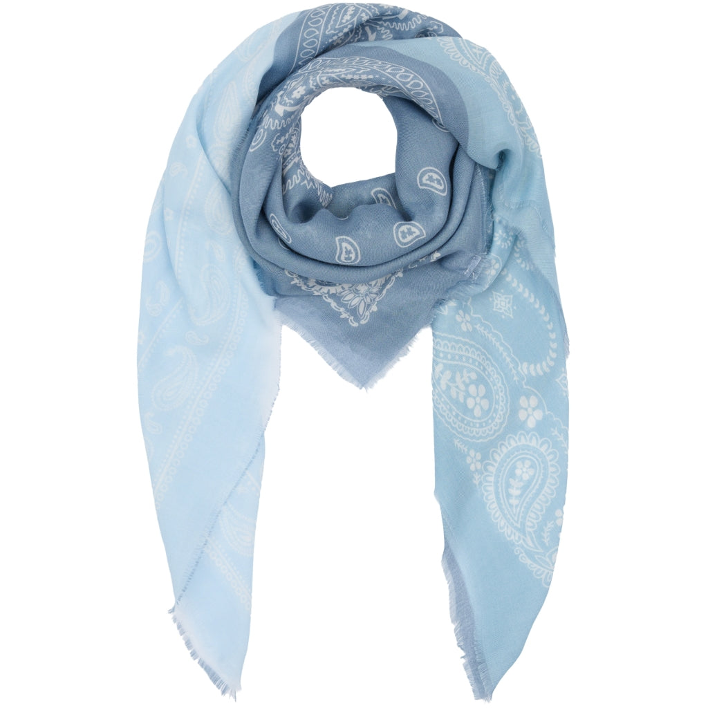 MARTA DU CHATEAU Marta du Chateau dame tørklæde MdcBelle FA37263 Scarf Light Blue/Jeans