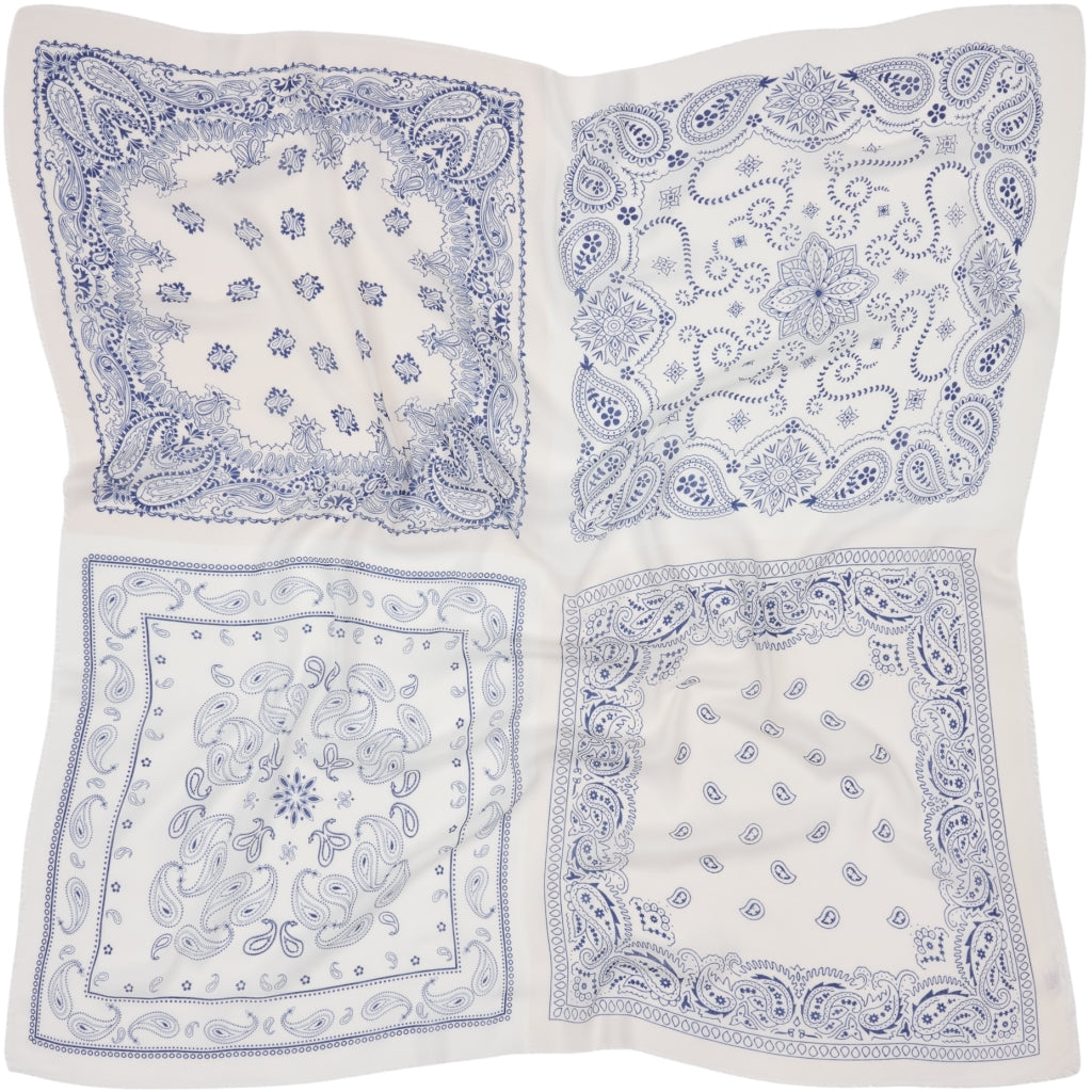 MARTA DU CHATEAU Marta du Chateau dame tørklæde MdcBelle FA37263 Scarf White/Navy