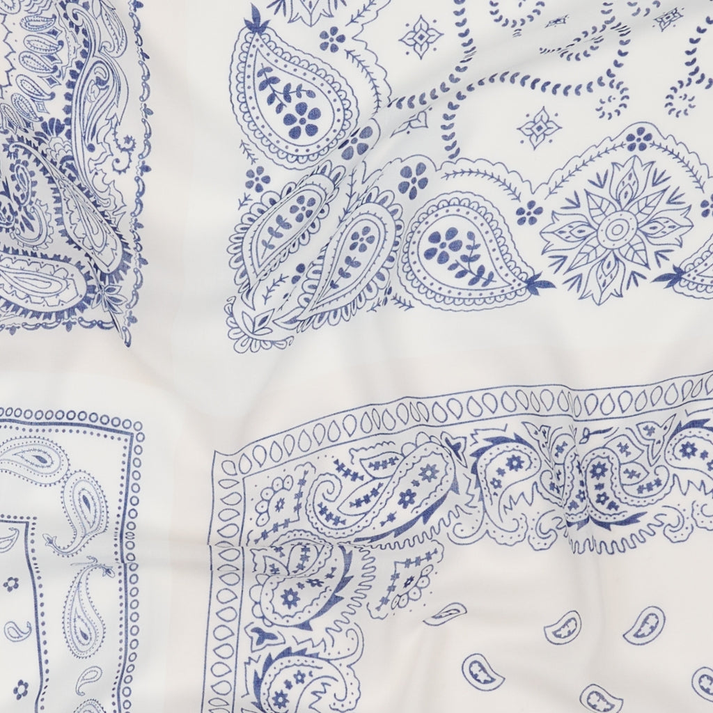 MARTA DU CHATEAU Marta du Chateau dame tørklæde MdcBelle FA37263 Scarf White/Navy