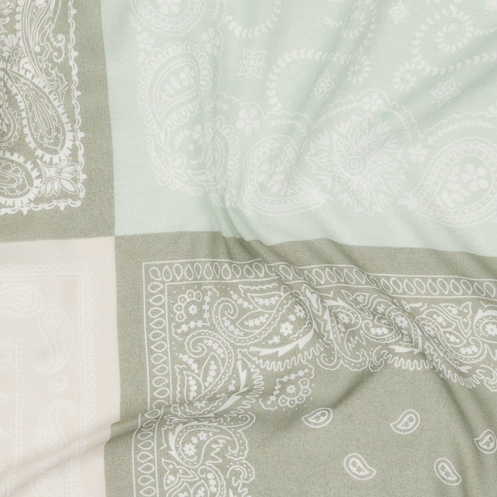 MARTA DU CHATEAU Marta du Chateau dame tørklæde MdcBelle FA37263 Scarf beige/green