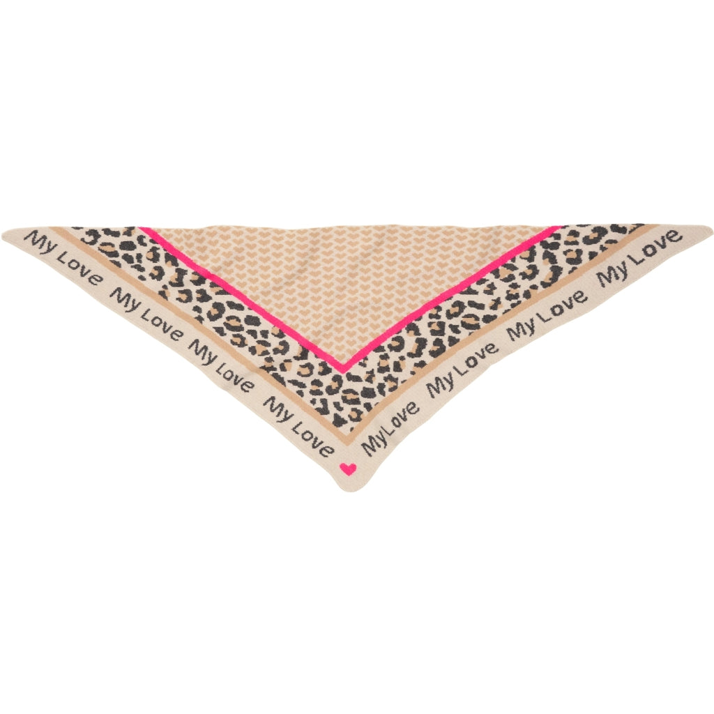 MARTA DU CHATEAU Marta du Chateau dame tørklæde MdcClio 0746 Scarf Beige/Pink