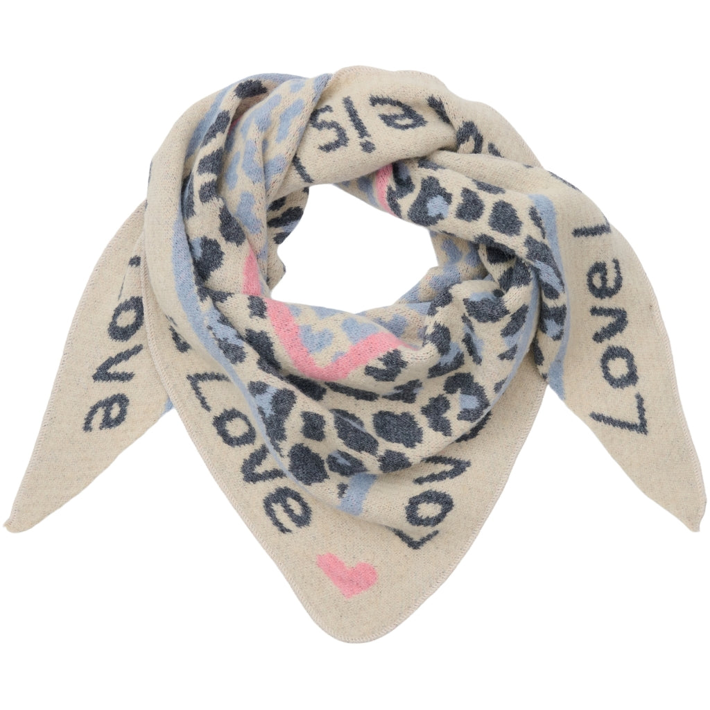 MARTA DU CHATEAU Marta du Chateau dame tørklæde MdcClio 0746 Scarf Lightblue/Pink