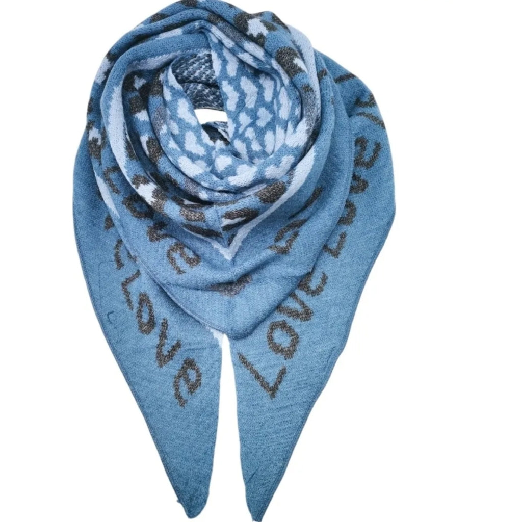 MARTA DU CHATEAU Marta du Chateau dame tørklæde MdcClio BA-0746 Scarf Blue21
