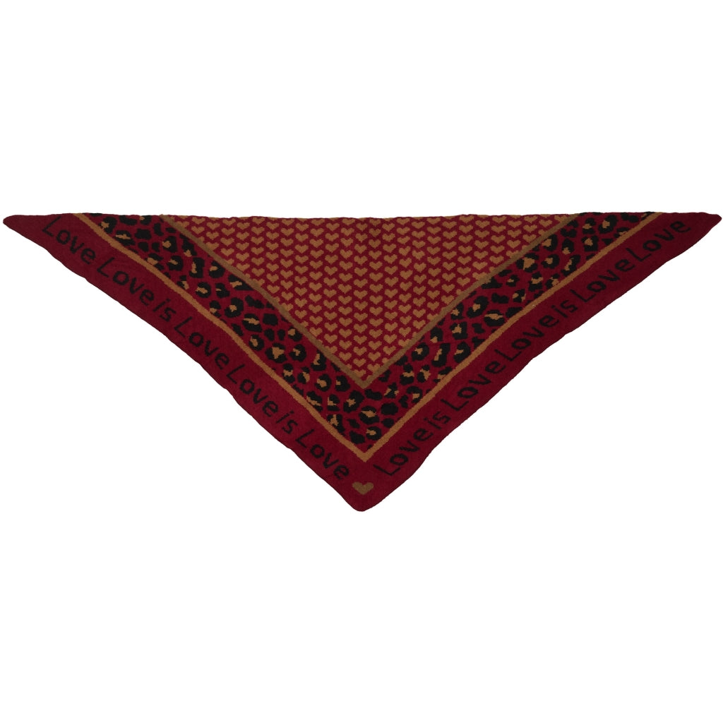 MARTA DU CHATEAU Marta du Chateau dame tørklæde MdcClio BA-0746 Scarf DarkRed29