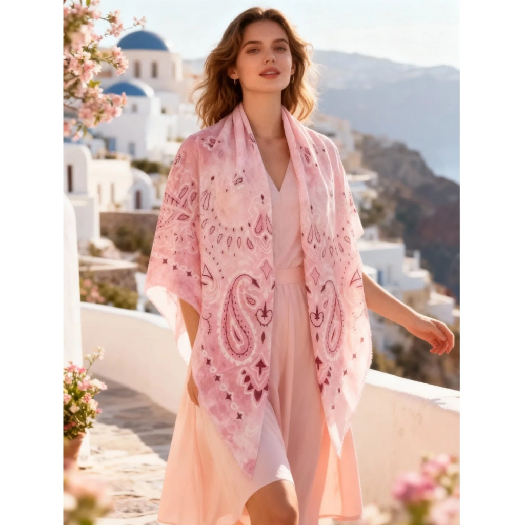 MARTA DU CHATEAU Marta du Chateau dame tørklæde MdcDanna FA37254 Scarf Pink