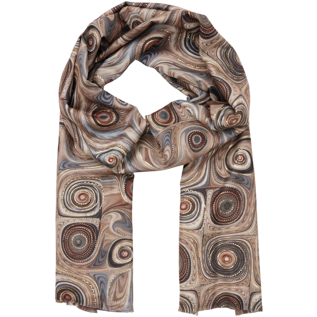 MARTA DU CHATEAU Marta du Chateau dame tørklæde MdcDelphina BA-1536 Scarf Khaki