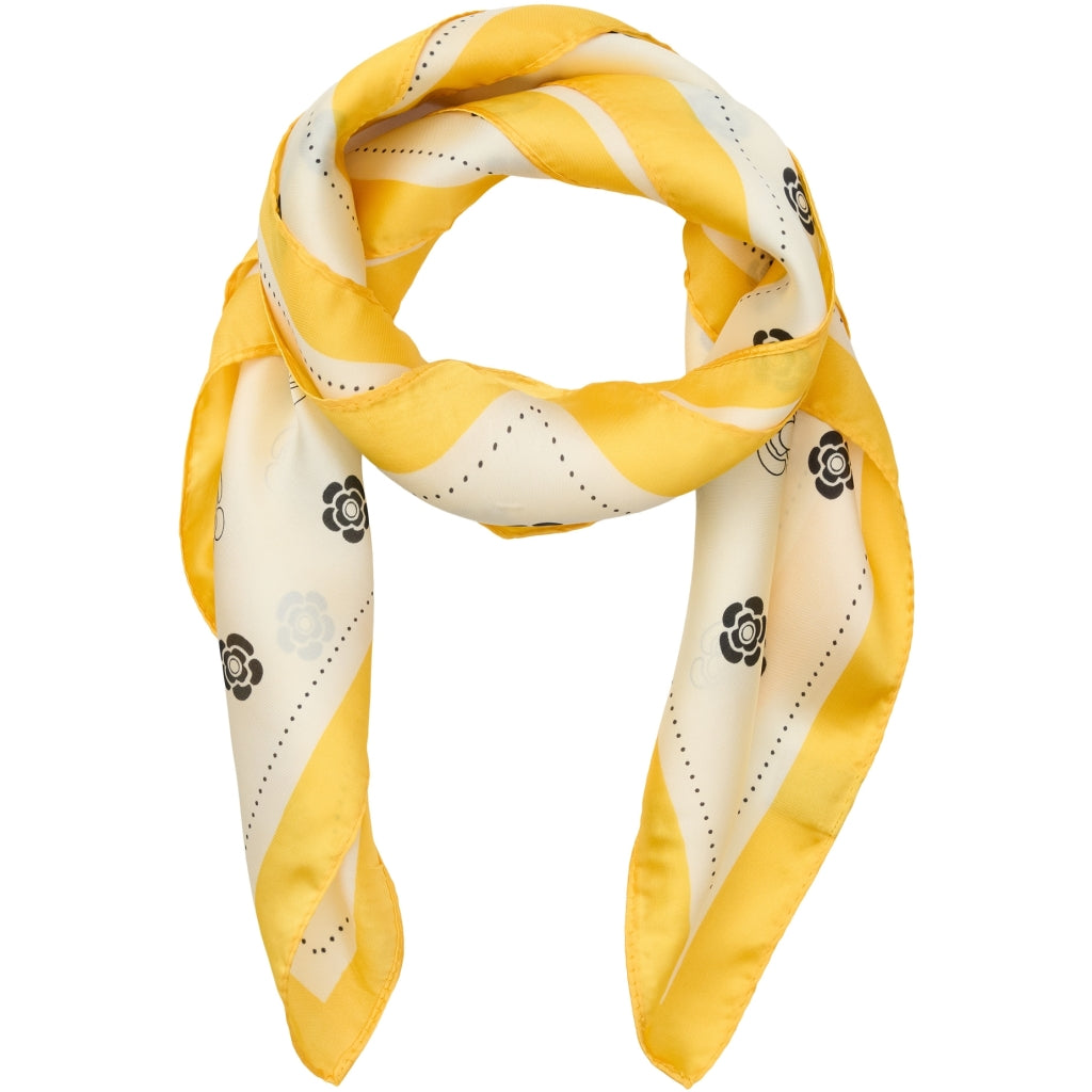 MARTA DU CHATEAU Marta du Chateau dame tørklæde MdcEliane FA-Scarf Scarf Yellow1473