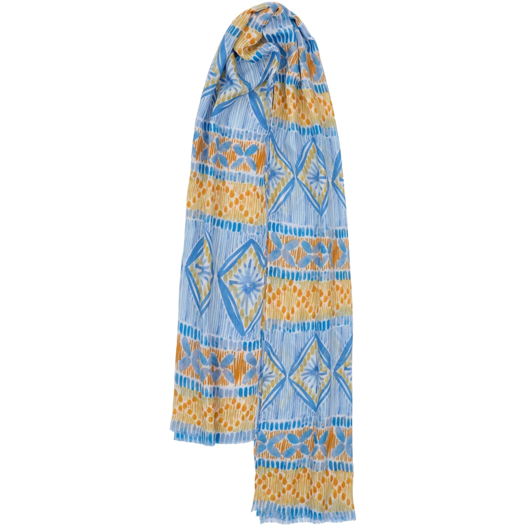 MARTA DU CHATEAU Marta du Chateau dame tørklæde MdcEmila FA60198 Scarf Blue