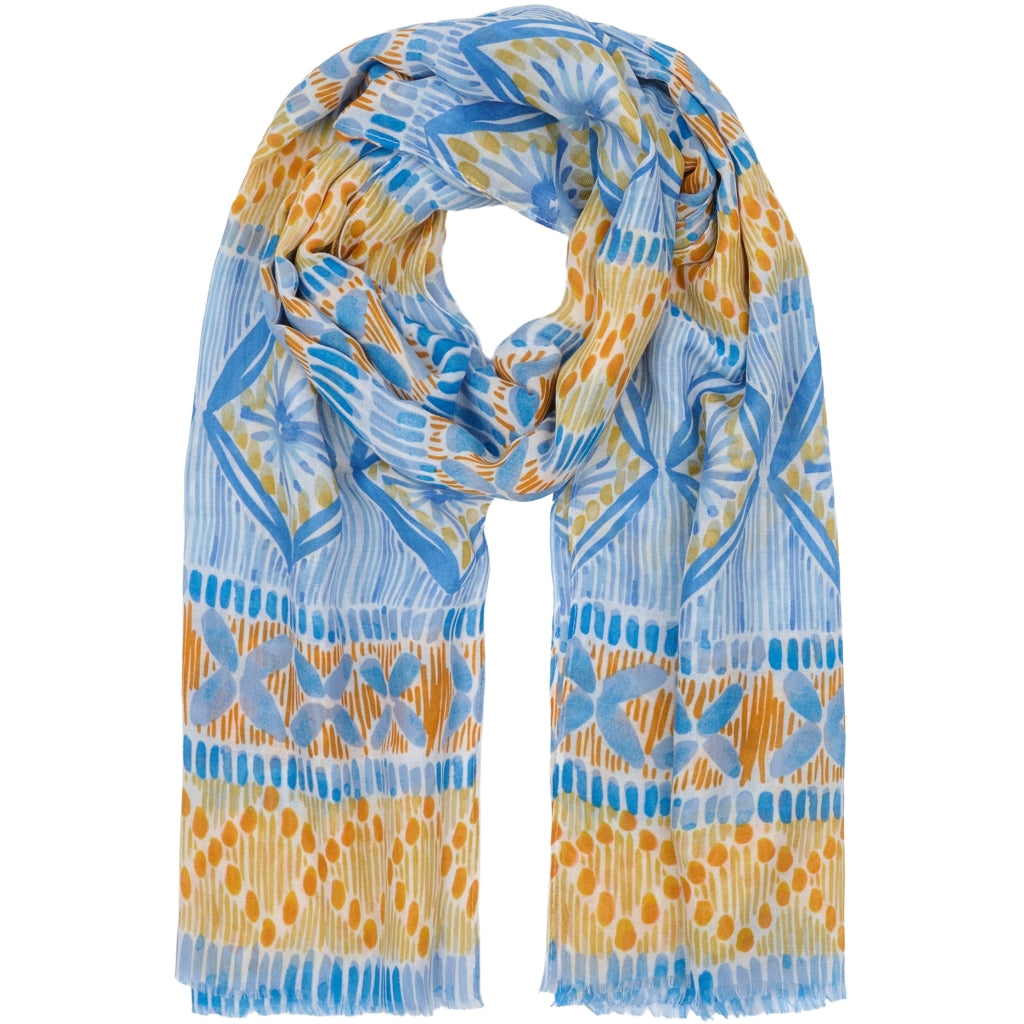 MARTA DU CHATEAU Marta du Chateau dame tørklæde MdcEmila FA60198 Scarf Blue
