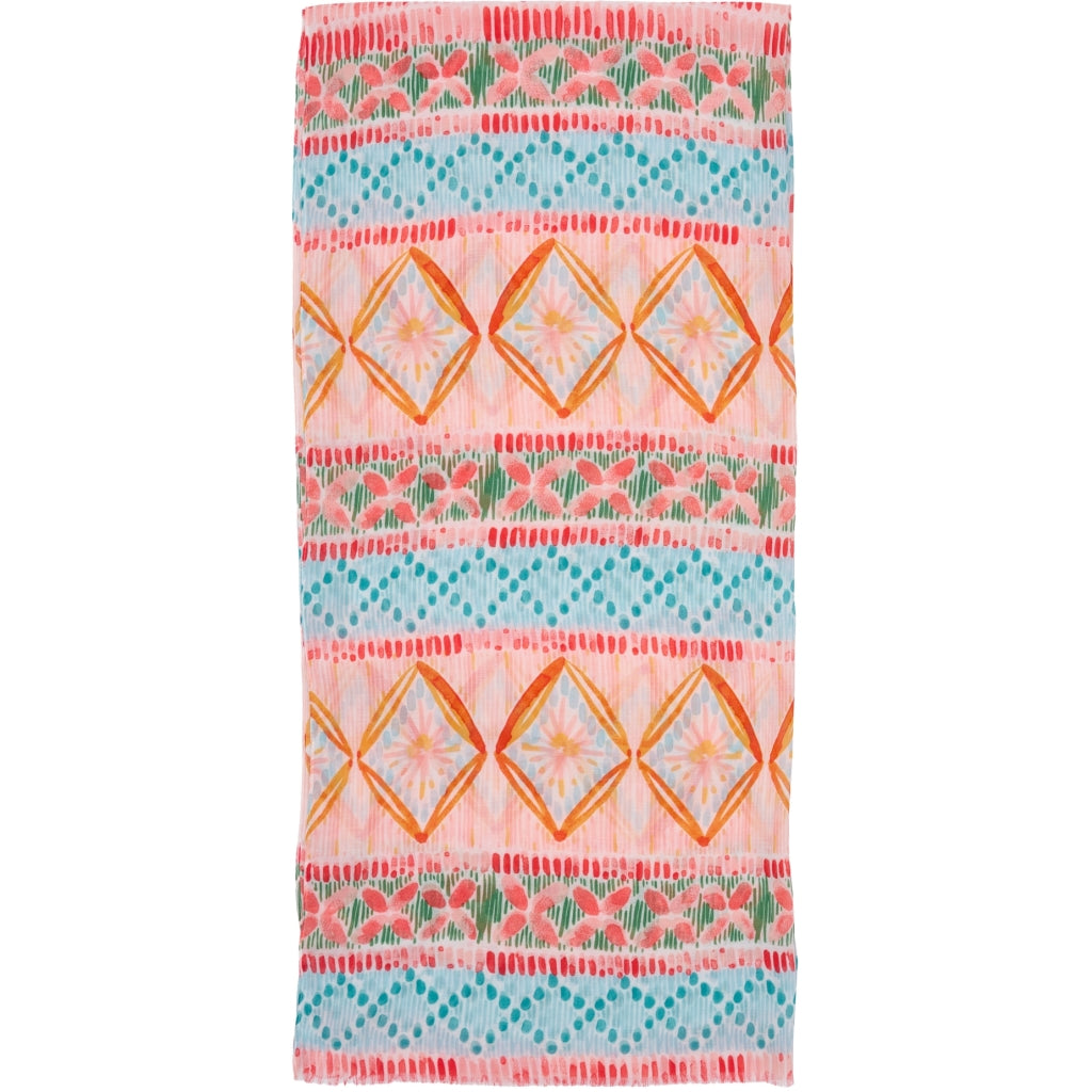 MARTA DU CHATEAU Marta du Chateau dame tørklæde MdcEmila FA60198 Scarf Orange/Green