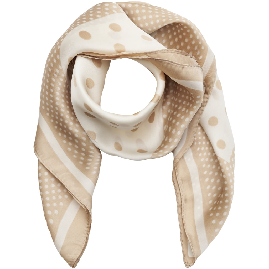 MARTA DU CHATEAU Marta du Chateau dame tørklæde MdcFinja BA-Scarf Scarf Beige3201