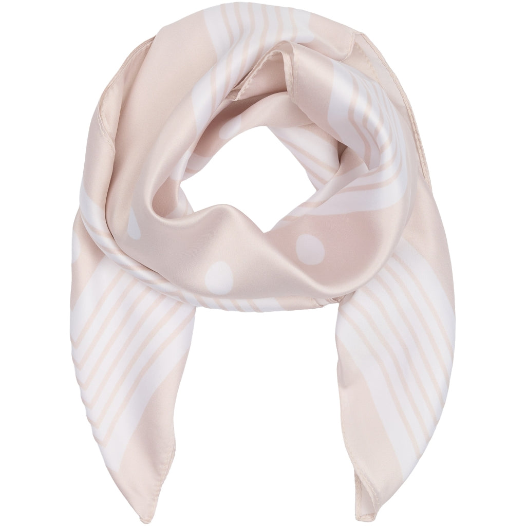 MARTA DU CHATEAU Marta du Chateau dame tørklæde MdcFinja BA-Scarf Scarf Beige4037