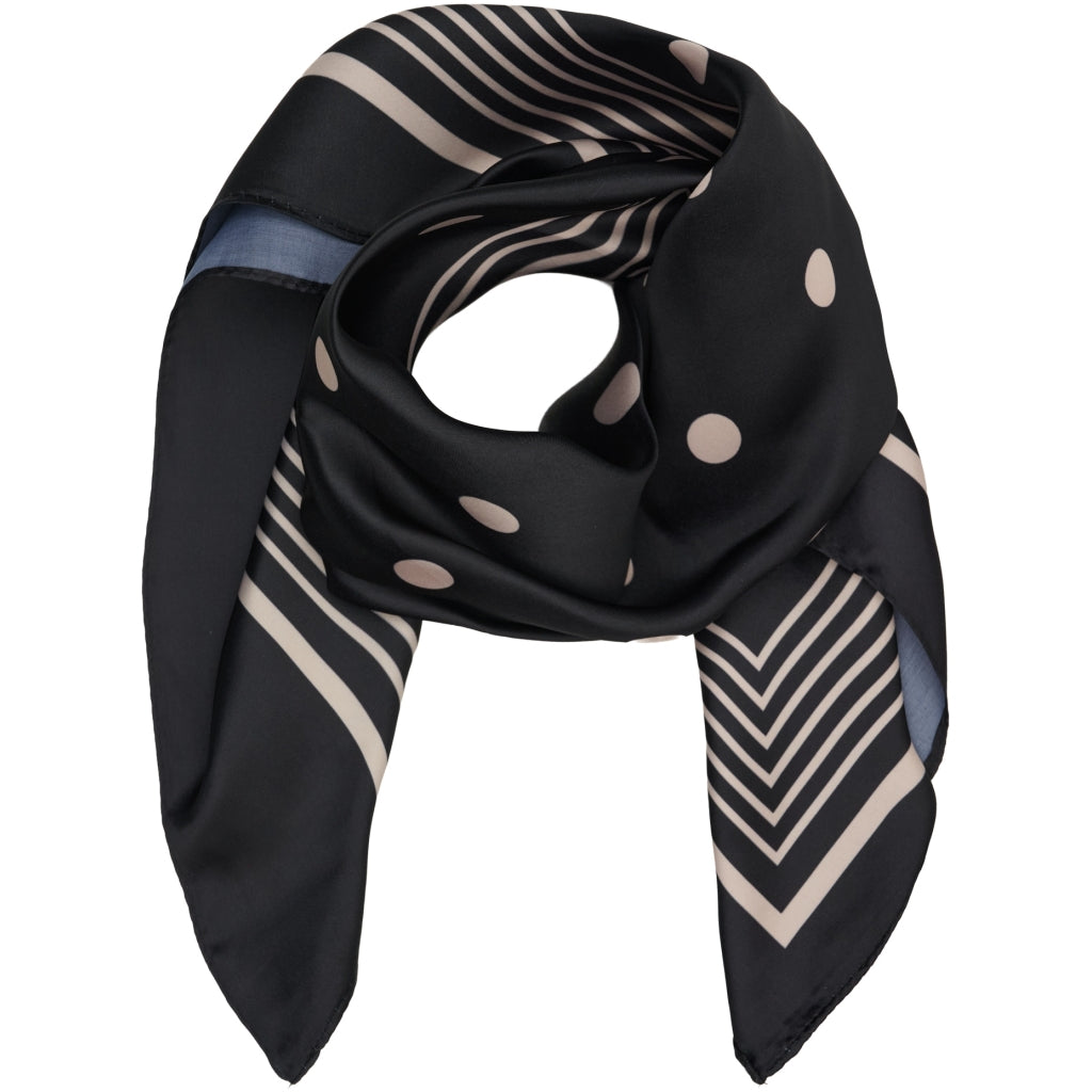 MARTA DU CHATEAU Marta du Chateau dame tørklæde MdcFinja BA-Scarf Scarf Black4244