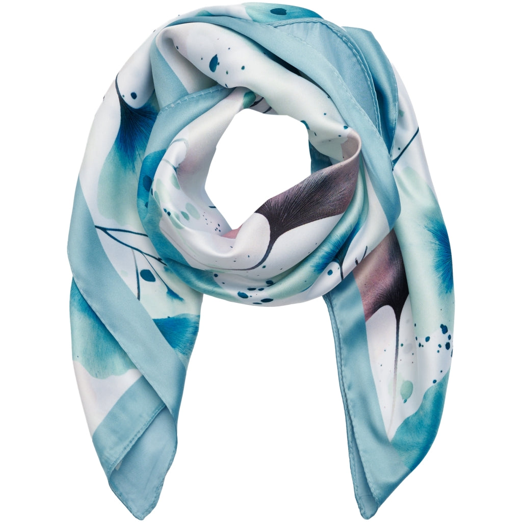 MARTA DU CHATEAU Marta du Chateau dame tørklæde MdcFinja BA-Scarf Scarf Blue2304