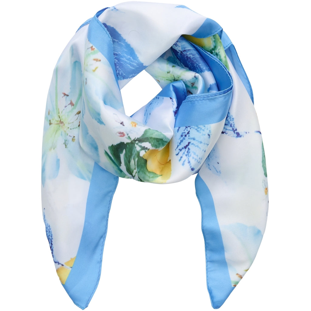 MARTA DU CHATEAU Marta du Chateau dame tørklæde MdcFinja BA-Scarf Scarf Blue3347