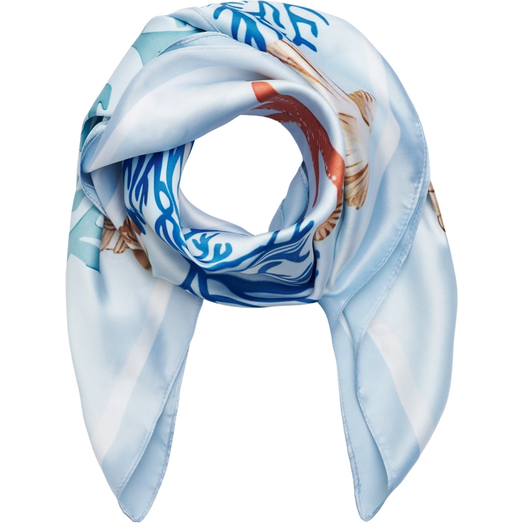 MARTA DU CHATEAU Marta du Chateau dame tørklæde MdcFinja BA-Scarf Scarf Blue3538
