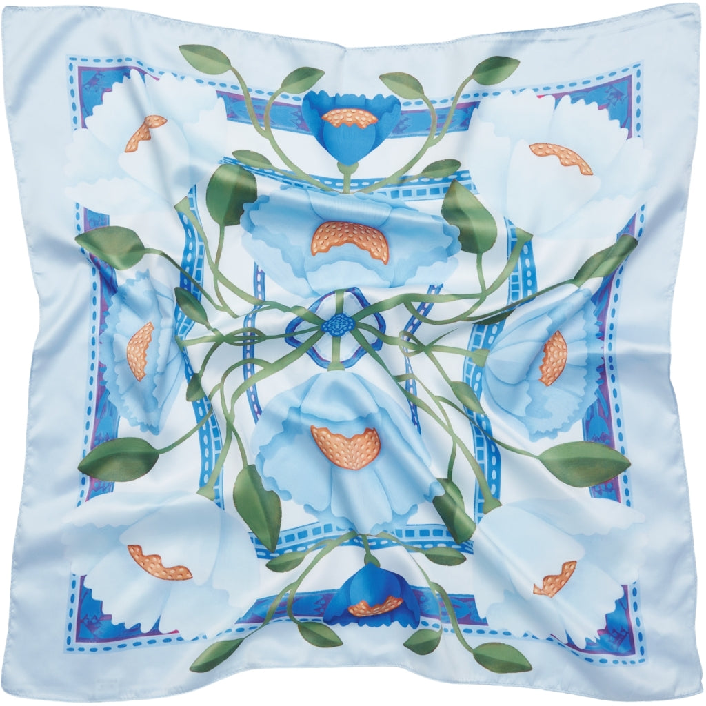 MARTA DU CHATEAU Marta du Chateau dame tørklæde MdcFinja BA-Scarf Scarf Blue3540