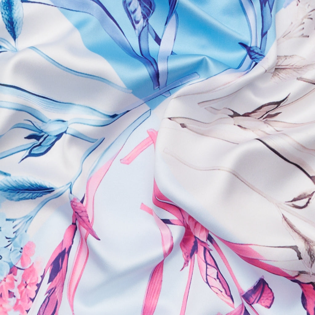 MARTA DU CHATEAU Marta du Chateau dame tørklæde MdcFinja BA-Scarf Scarf Blue3558