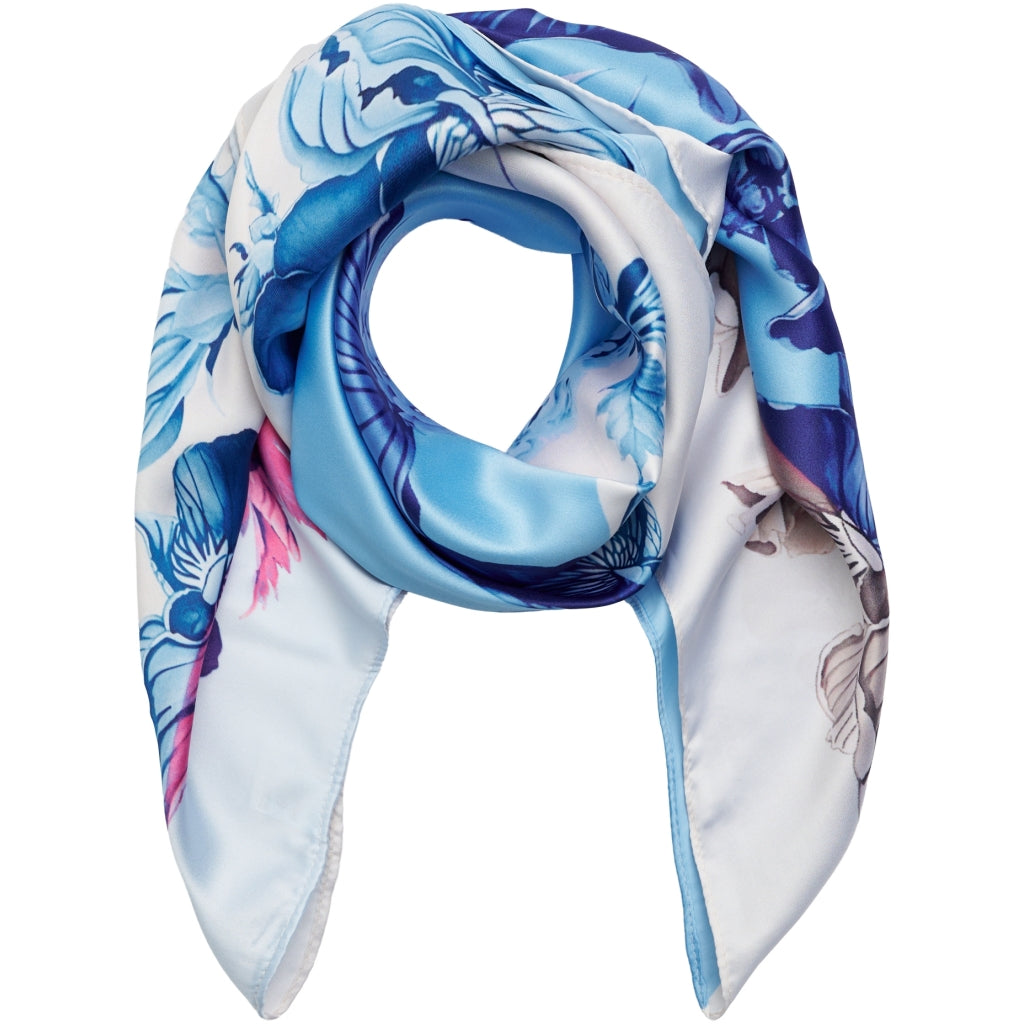 MARTA DU CHATEAU Marta du Chateau dame tørklæde MdcFinja BA-Scarf Scarf Blue3558