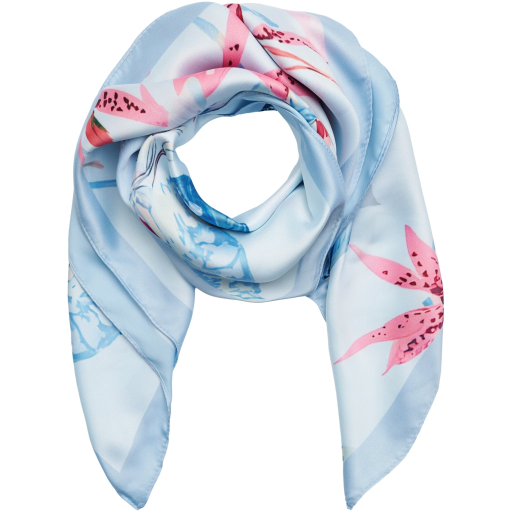 MARTA DU CHATEAU Marta du Chateau dame tørklæde MdcFinja BA-Scarf Scarf Blue3561