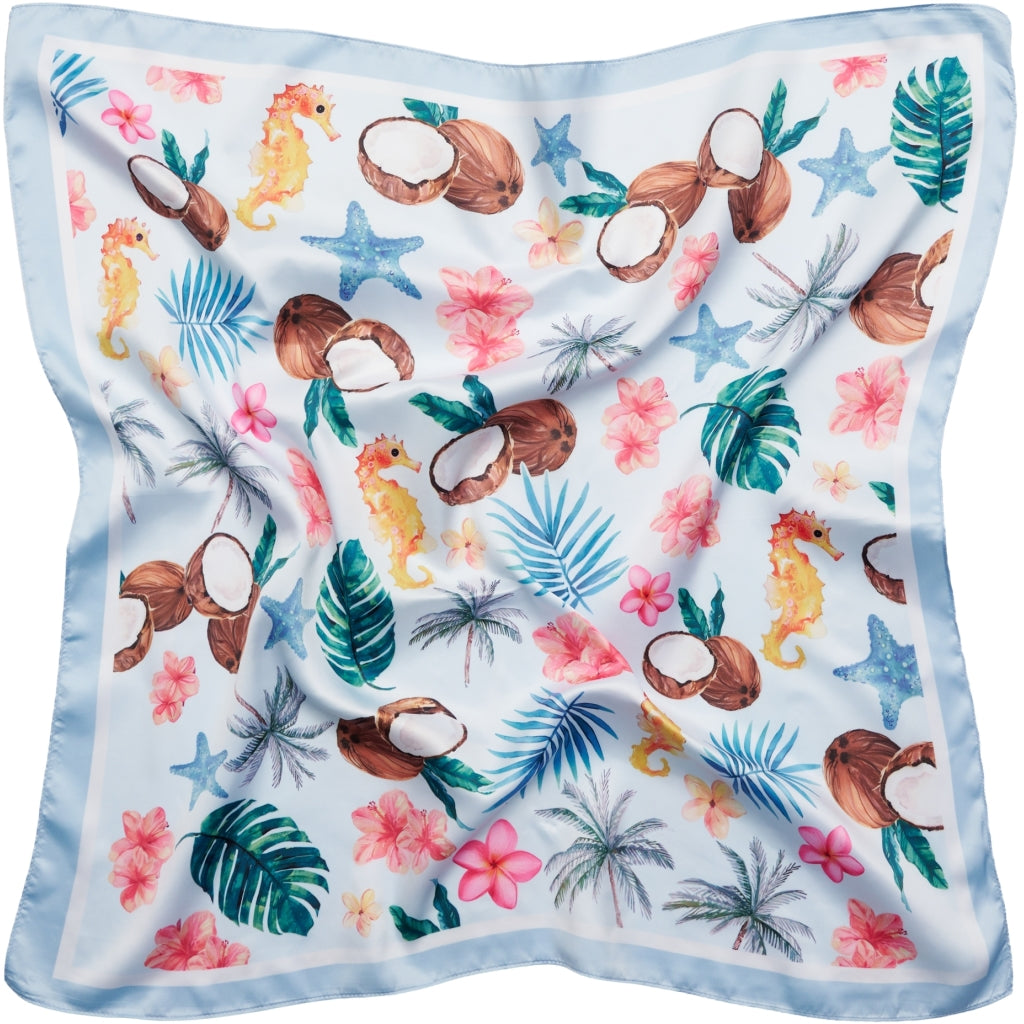 MARTA DU CHATEAU Marta du Chateau dame tørklæde MdcFinja BA-Scarf Scarf Blue3562