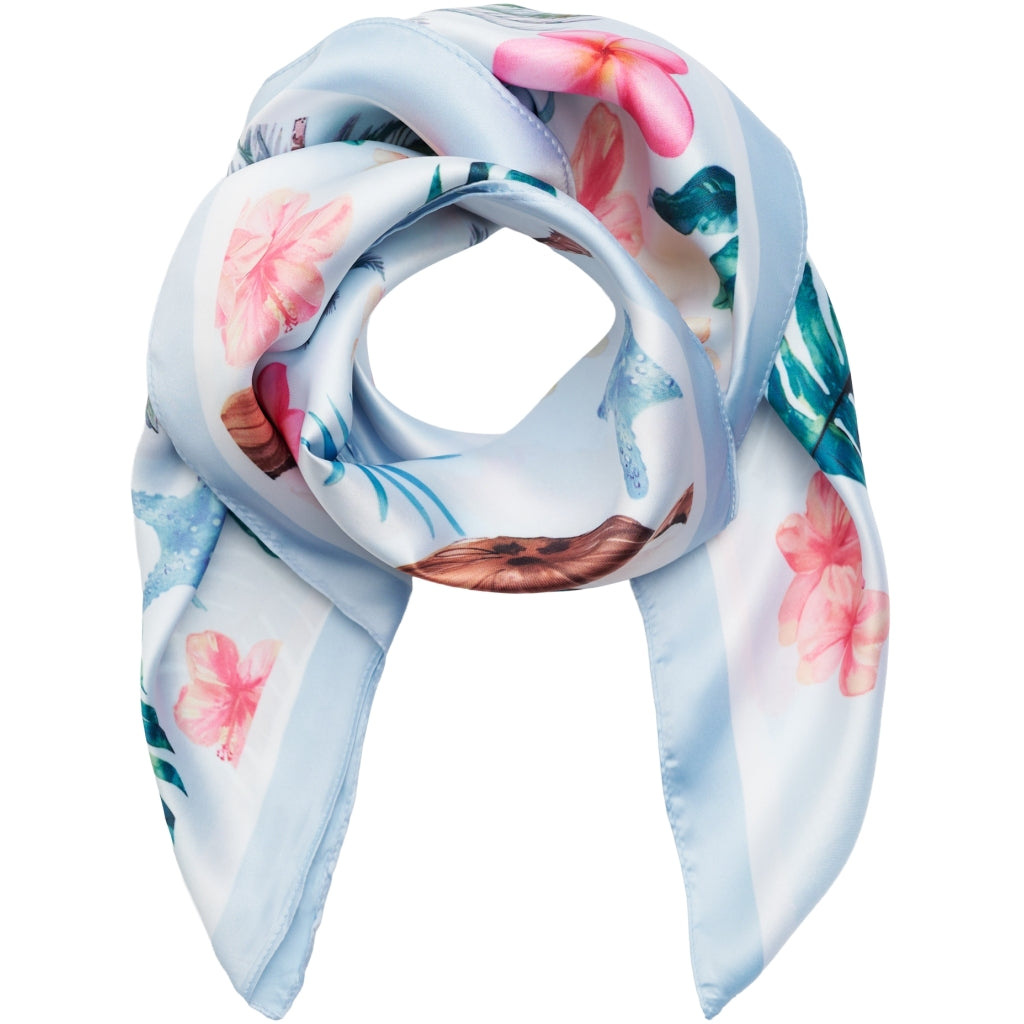 MARTA DU CHATEAU Marta du Chateau dame tørklæde MdcFinja BA-Scarf Scarf Blue3562