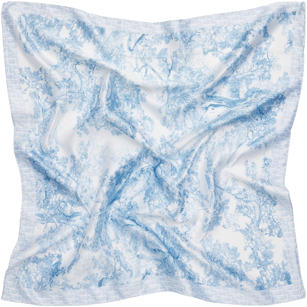 MARTA DU CHATEAU Marta du Chateau dame tørklæde MdcFinja BA-Scarf Scarf Blue3564