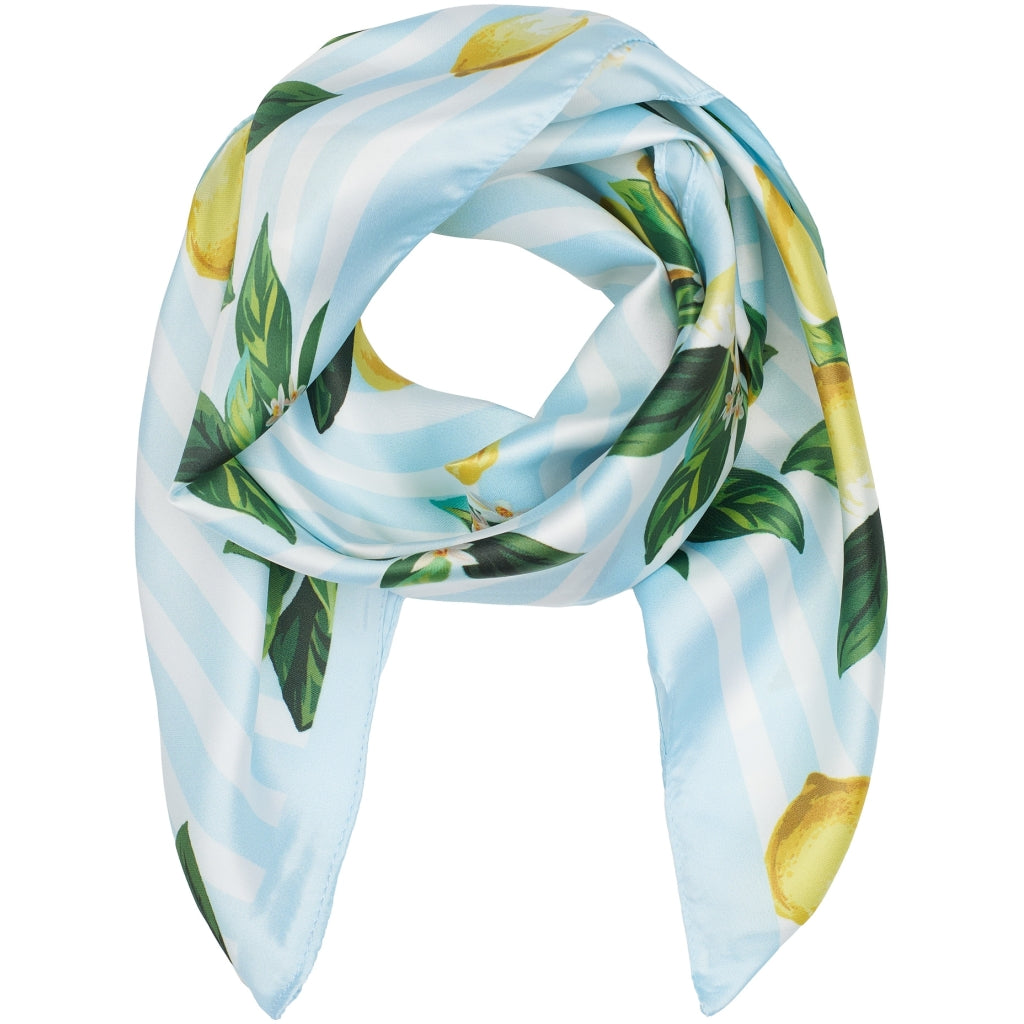 MARTA DU CHATEAU Marta du Chateau dame tørklæde MdcFinja BA-Scarf Scarf Blue4212