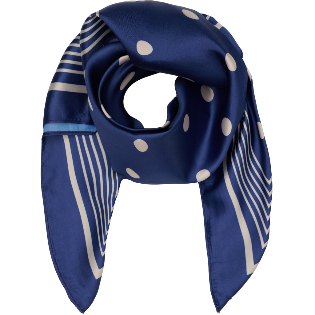 MARTA DU CHATEAU Marta du Chateau dame tørklæde MdcFinja BA-Scarf Scarf Blue4244