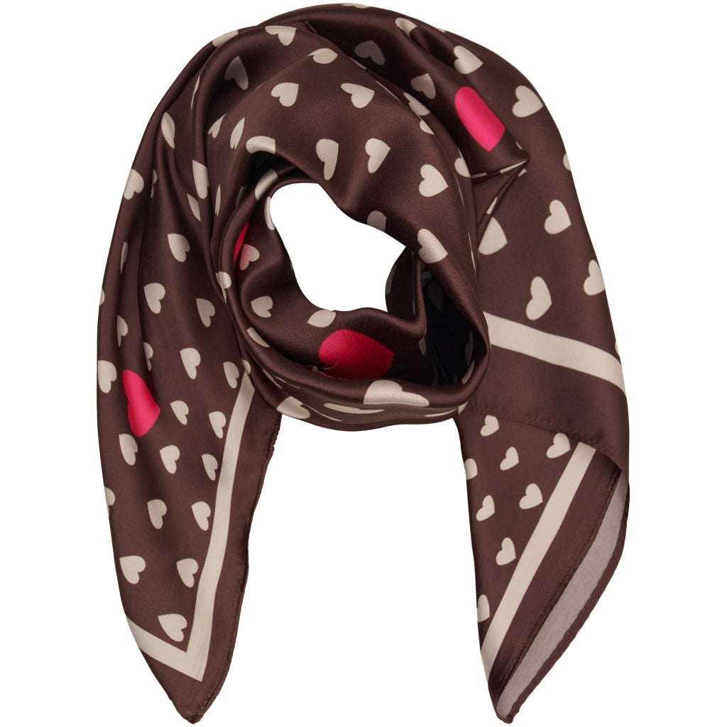 MARTA DU CHATEAU Marta du Chateau dame tørklæde MdcFinja BA-Scarf Scarf Coffee4250