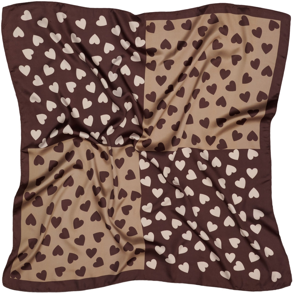 MARTA DU CHATEAU Marta du Chateau dame tørklæde MdcFinja BA-Scarf Scarf Coffee4254