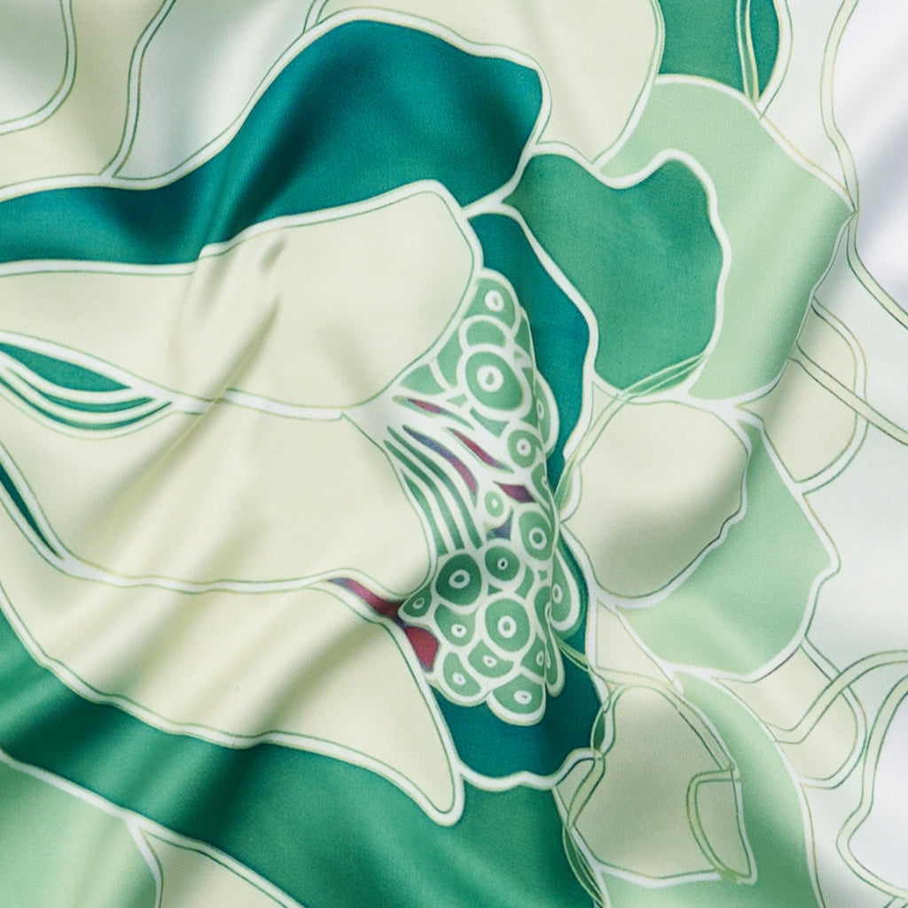 MARTA DU CHATEAU Marta du Chateau dame tørklæde MdcFinja BA-Scarf Scarf Green3559