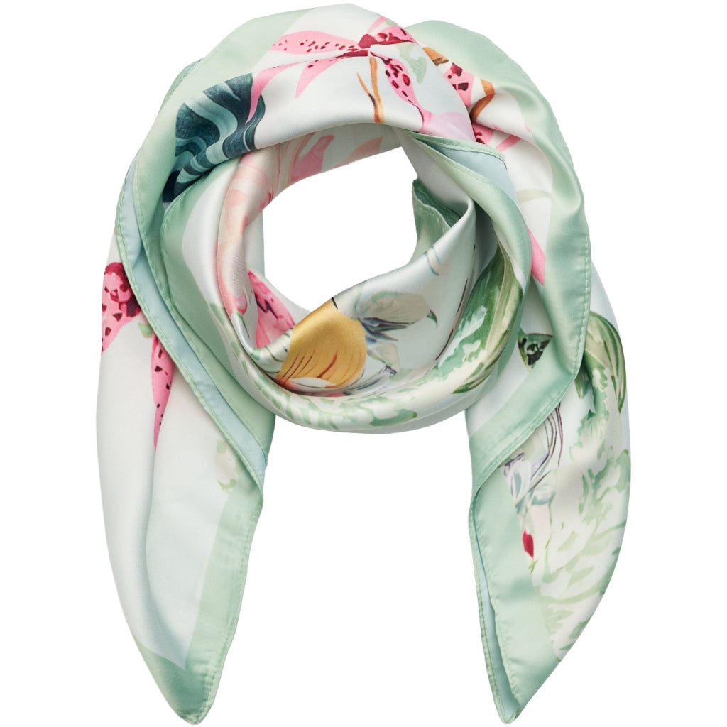 MARTA DU CHATEAU Marta du Chateau dame tørklæde MdcFinja BA-Scarf Scarf Green3561