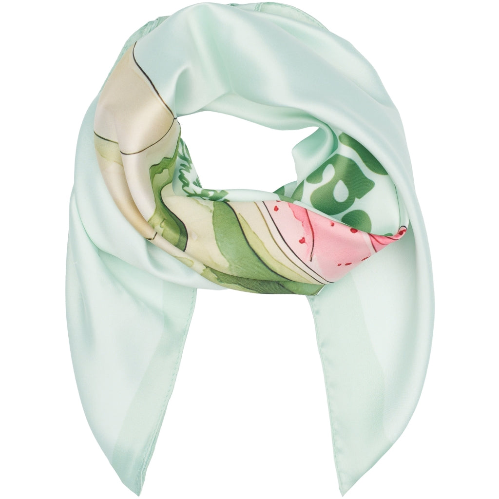 MARTA DU CHATEAU Marta du Chateau dame tørklæde MdcFinja BA-Scarf Scarf Green4127