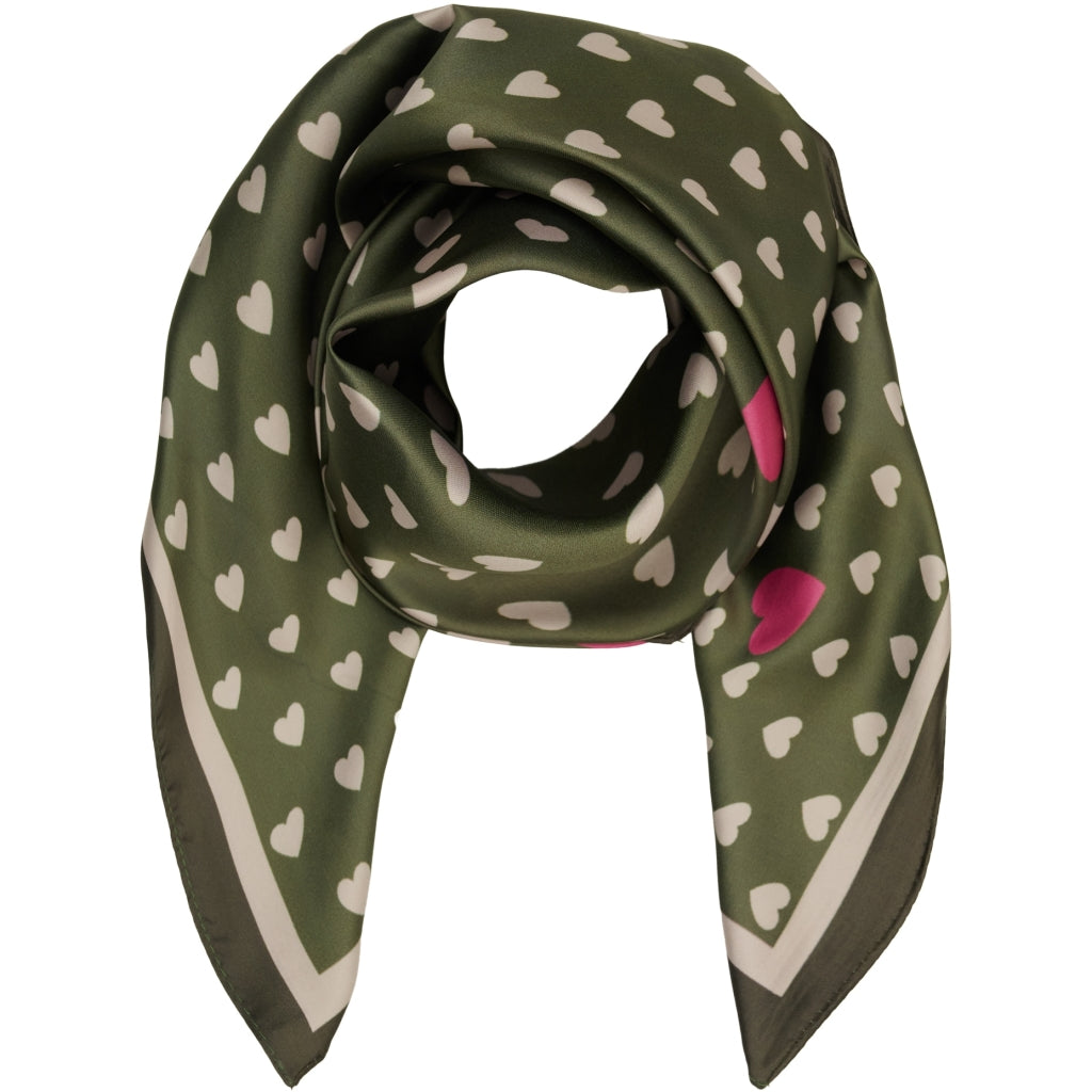 MARTA DU CHATEAU Marta du Chateau dame tørklæde MdcFinja BA-Scarf Scarf Green4250