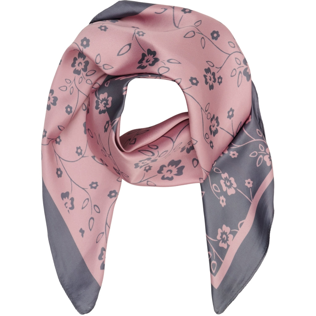 MARTA DU CHATEAU Marta du Chateau dame tørklæde MdcFinja BA-Scarf Scarf Grey/Pink4232