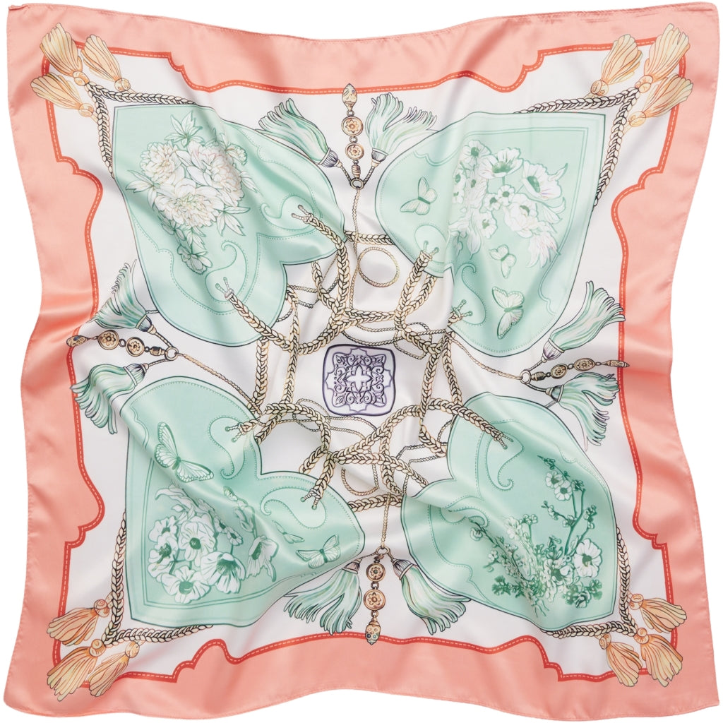 MARTA DU CHATEAU Marta du Chateau dame tørklæde MdcFinja BA-Scarf Scarf Orange3533