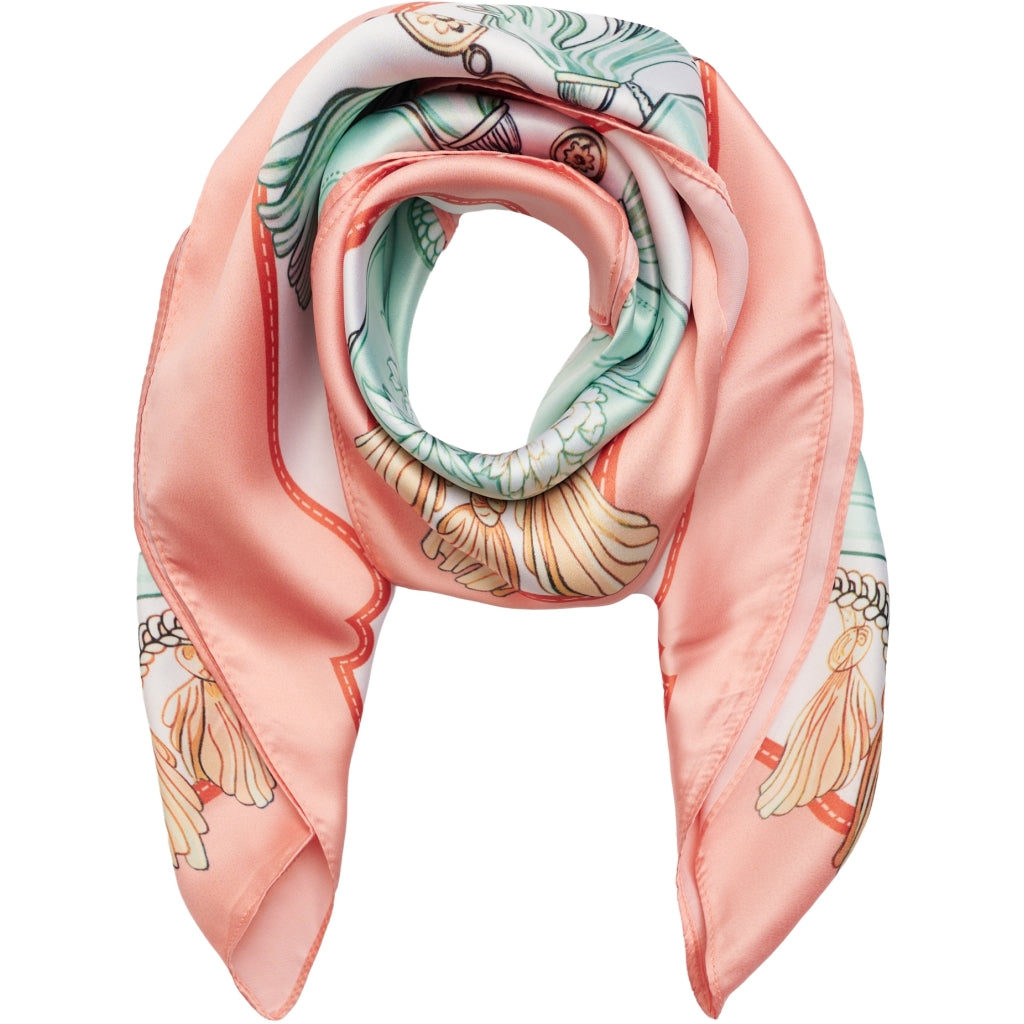 MARTA DU CHATEAU Marta du Chateau dame tørklæde MdcFinja BA-Scarf Scarf Orange3533