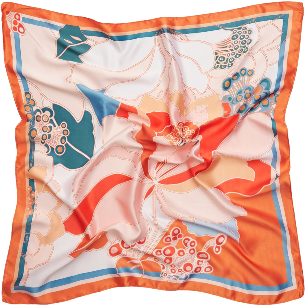 MARTA DU CHATEAU Marta du Chateau dame tørklæde MdcFinja BA-Scarf Scarf Orange3559