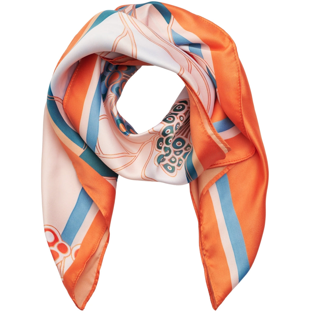 MARTA DU CHATEAU Marta du Chateau dame tørklæde MdcFinja BA-Scarf Scarf Orange3559