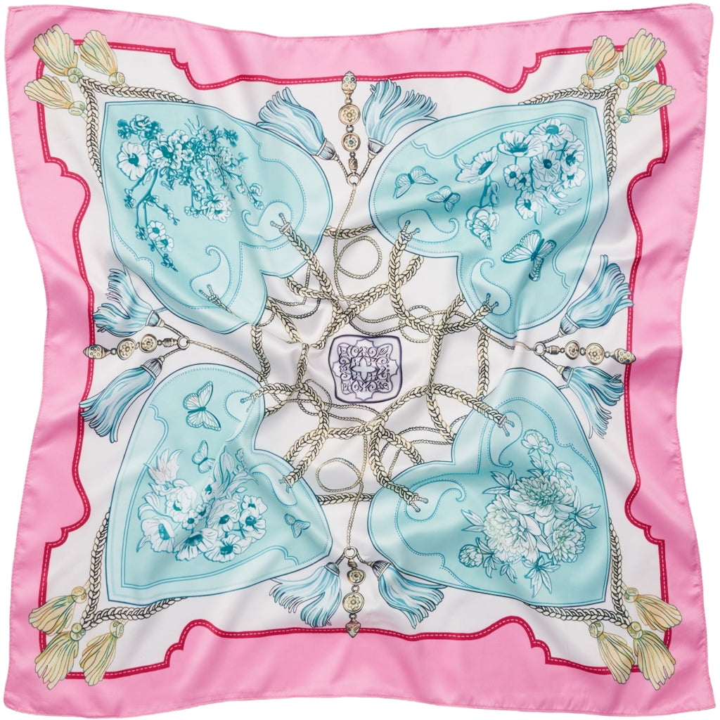 MARTA DU CHATEAU Marta du Chateau dame tørklæde MdcFinja BA-Scarf Scarf Pink3533