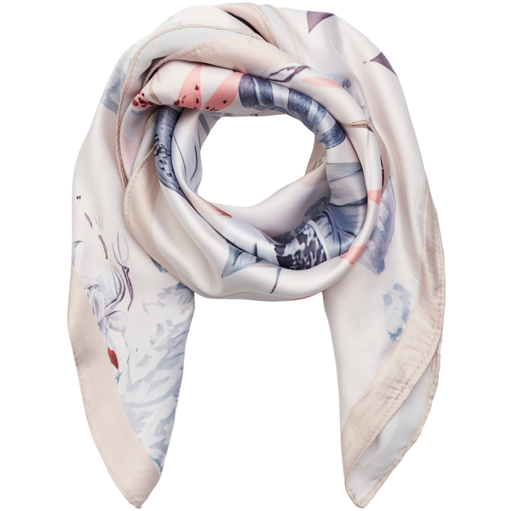 MARTA DU CHATEAU Marta du Chateau dame tørklæde MdcFinja BA-Scarf Scarf Taupe3561