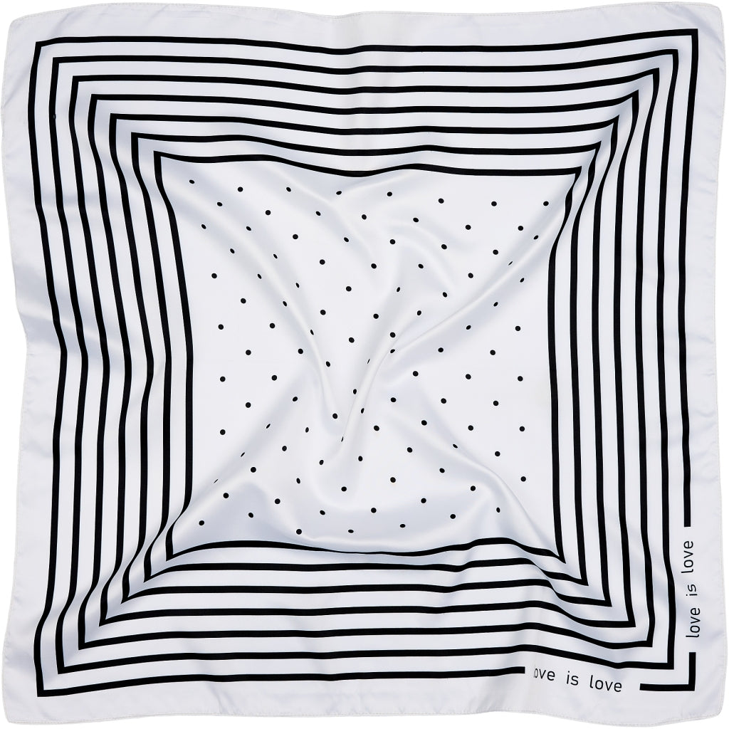 MARTA DU CHATEAU Marta du Chateau dame tørklæde MdcFinja BA-Scarf Scarf White4055