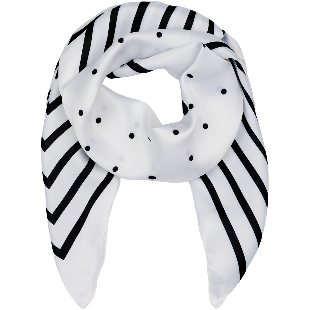 MARTA DU CHATEAU Marta du Chateau dame tørklæde MdcFinja BA-Scarf Scarf White4055